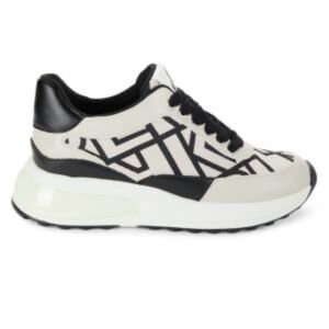 Karl Lagerfeld Black and White Women's Sneakers NWOT